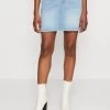 Edc By Esprit JOGG SKIRT - Minirock - Blue Light Wash -Edc By Esprit 959eff386fba440eb36062c17ce8ad88
