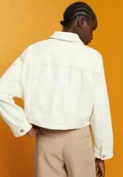 Edc By Esprit INDOOR - Jeansjacke - Light Beige -Edc By Esprit 96a7c323e5804d7b8239d6acaae9a3f1