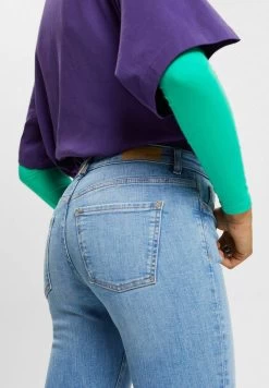 Edc By Esprit CROPPED MIT MITTELHOHEM BUND - Jeans Slim Fit - Blue Light Washed 12 Edc By Esprit CROPPED MIT MITTELHOHEM BUND - Jeans Slim Fit - Blue Light Washed -Edc By Esprit 99ab2dc26d2744349f2d806051a47663