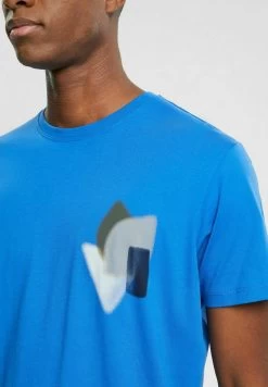 Edc By Esprit MIT PRINT AUF BRUSTHÖHE - T-Shirt Print - Blue -Edc By Esprit 9cf059286627481e954f4a70440f5e38