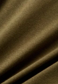 Edc By Esprit MIT V AUSSCHNITT - T-Shirt Basic - Khaki Green -Edc By Esprit 9e1813296d7e449497a487dac5a5e4b7