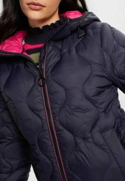 Edc By Esprit MIT KORDELZUG-KAPUZE - Winterjacke - Navy -Edc By Esprit 9eddc0d475f44655b73c792155cd9f27