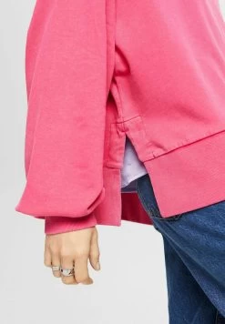 Edc By Esprit MIT GETEILTEM SAUM - Kapuzenpullover - Pink Fuchsia -Edc By Esprit 9effdbad066b40e491bf2cc293a47d76