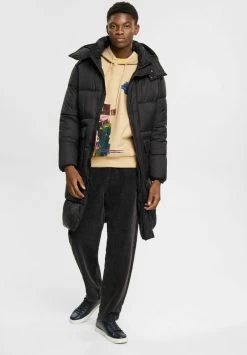 Edc By Esprit WIDE FIT - Stoffhose - Black -Edc By Esprit a017d9fbe6e047c6ac1e644e9dd2930a