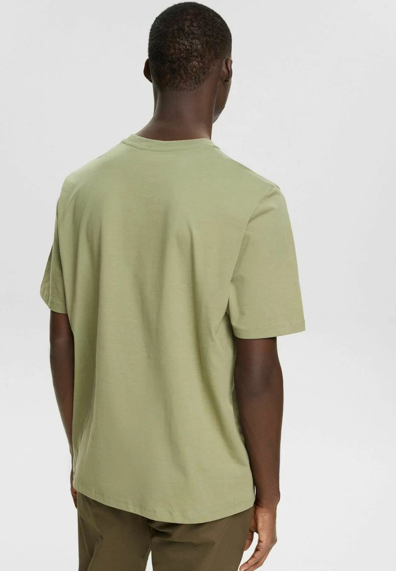Edc By Esprit T-Shirt Basic - Light Khaki 5 Edc By Esprit T-Shirt Basic - Light Khaki – Bild 3