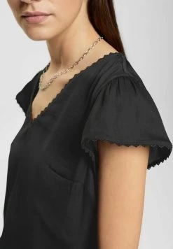 Edc By Esprit KURZARM - Bluse - Black -Edc By Esprit a0dff508c0b24aacb2d60f68a72c4d0f