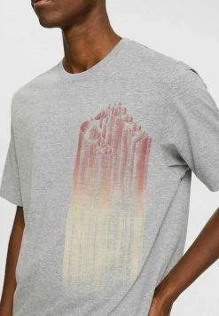 Edc By Esprit RELAXED FIT - T-Shirt Print - Medium Grey -Edc By Esprit a3b4ed14992a46ac856f117581c94315
