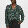 Edc By Esprit MIT BLUMEN-PRINT - Bluse - Navy -Edc By Esprit a54da747a0e94b758cfd7baa2b13c4d5