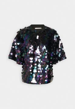 Edc By Esprit SEQUINS - T-Shirt Print - Black -Edc By Esprit a5577d7db2c7403982418d355f50efb2