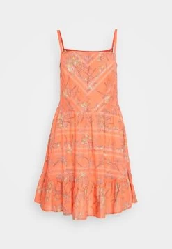 Edc By Esprit Freizeitkleid - Coral Orange -Edc By Esprit a88dd86ed8384f9b88da9a6cb4e61725