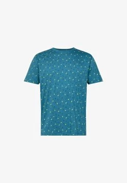 Edc By Esprit EDC REGULAR FIT - T-Shirt Print - Dark Turquoise -Edc By Esprit ab148aadc0934b1aa9d3f71da188148c