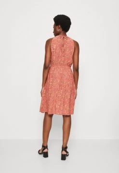 Edc By Esprit NECKHOLDER DRESS - Freizeitkleid - Coral Orange -Edc By Esprit ab836a2c632f4948b879615c41da8b35