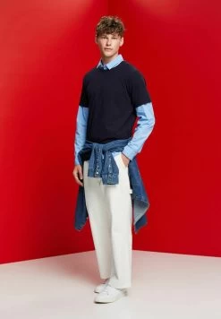 Edc By Esprit T-Shirt Basic - Navy -Edc By Esprit ad1986961b1141bc951559d125a3751d