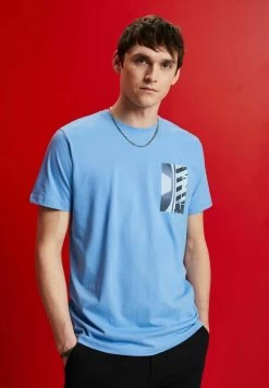 Edc By Esprit T-Shirt Print - Light Blue -Edc By Esprit ae5d9b5764ce43df8bc3892899b3c269