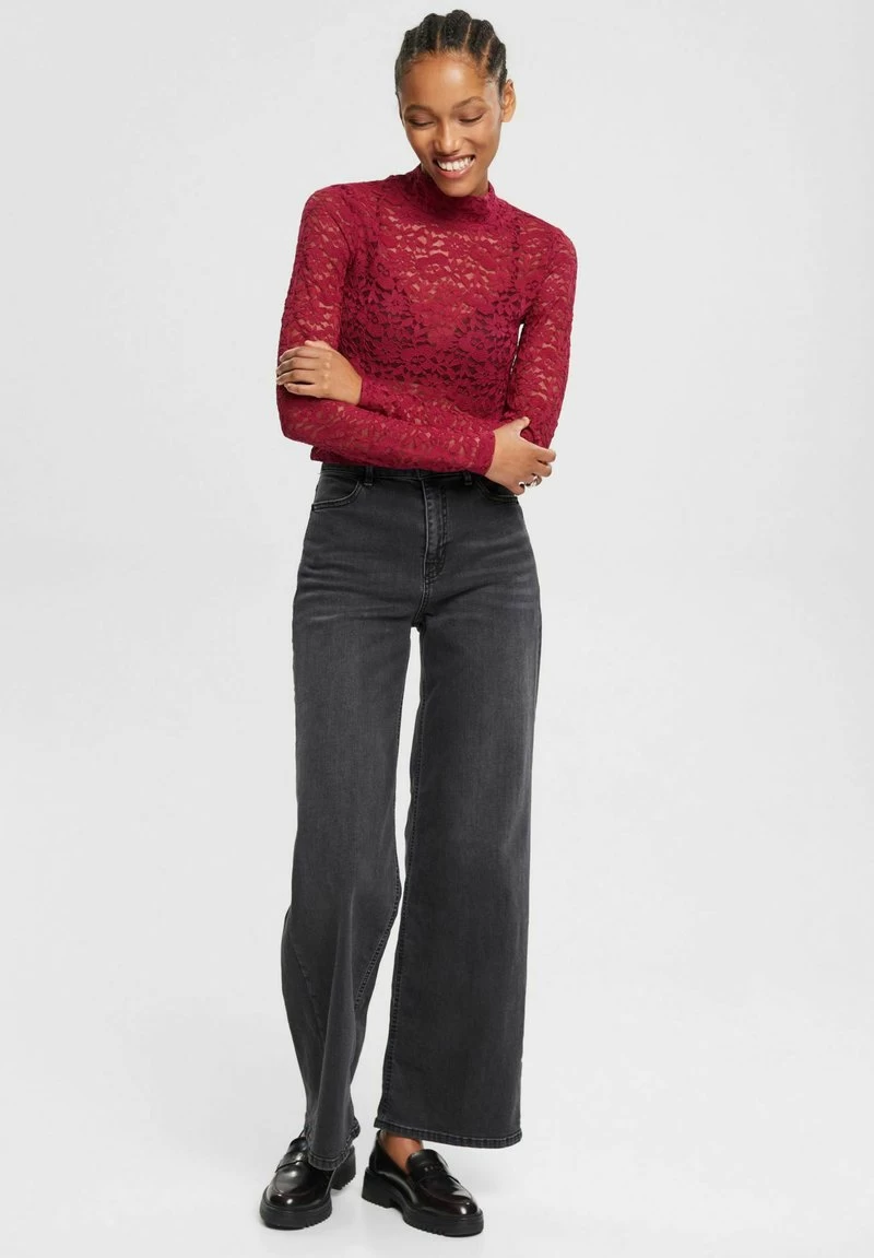 Edc By Esprit Bluse - Cherry Red 3 Edc By Esprit Bluse - Cherry Red