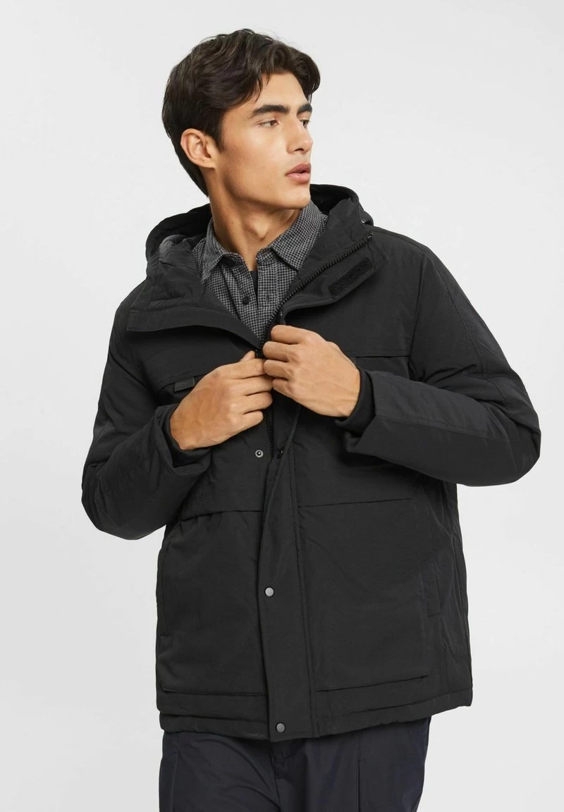 Edc By Esprit OUTDOOR - Wintermantel - Black 3 Edc By Esprit OUTDOOR - Wintermantel - Black