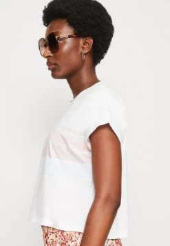 Edc By Esprit CROP INSIDE - T-Shirt Print - White -Edc By Esprit b7e3c11ba43c48678f8c0e4aeaa9265f