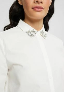 Edc By Esprit Hemdbluse - White -Edc By Esprit bdd371a4601f4ab78f3ef66e876fccf3