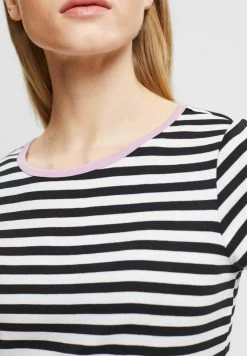 Edc By Esprit MIT KAPPENARMELN - T-Shirt Print - Black -Edc By Esprit bde6ad31d42e42ddb56eafd77ac8f4a7