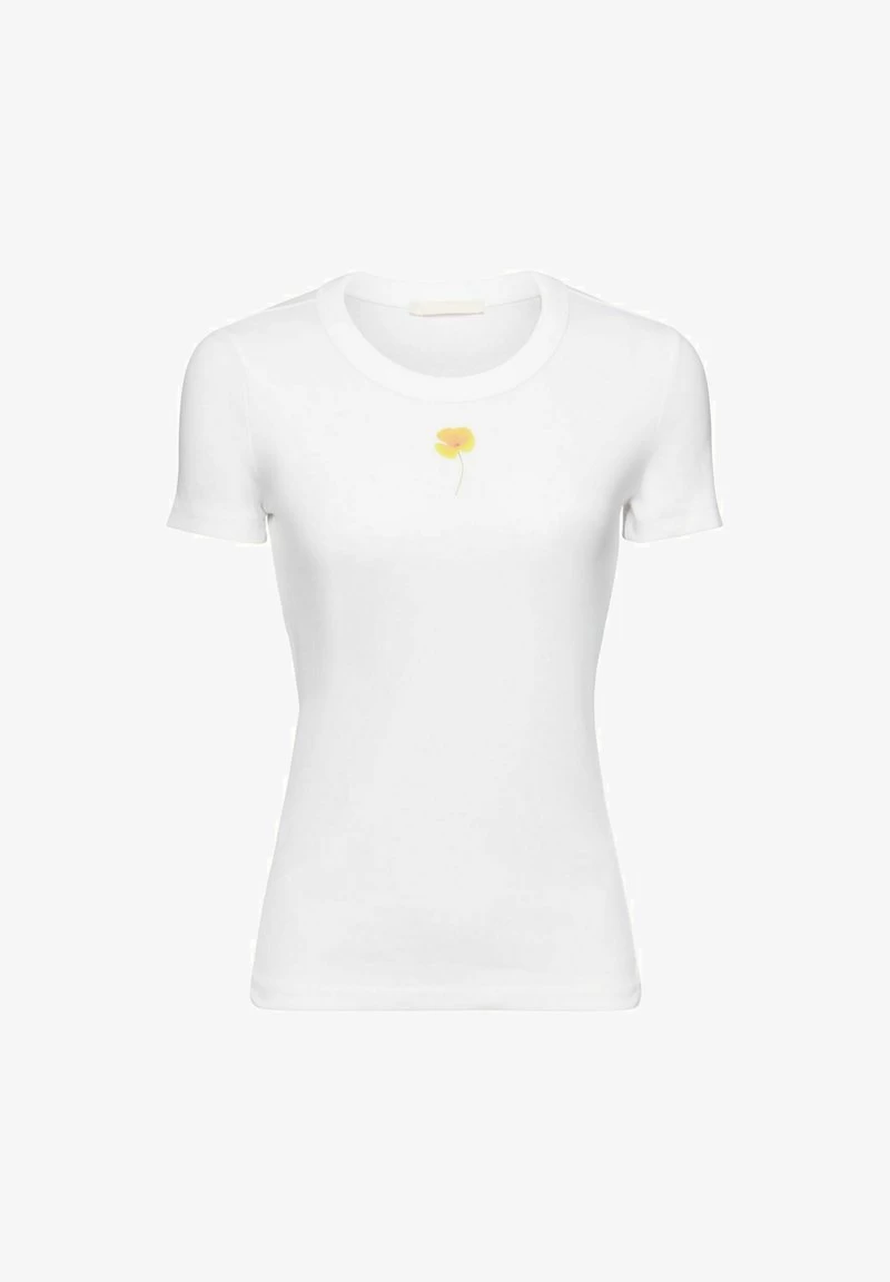 Edc By Esprit MIT FLORALEM AUF DER BRUST - T-Shirt Print - White 6 Edc By Esprit MIT FLORALEM AUF DER BRUST - T-Shirt Print - White – Bild 4