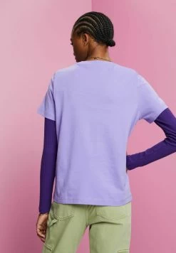 Edc By Esprit T-Shirt Basic - Purple -Edc By Esprit be2d7c8e8271401ab70fd9c883ee8019