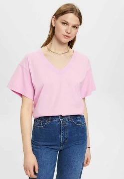Edc By Esprit MIT V AUSSCHNITT - T-Shirt Basic - Lilac