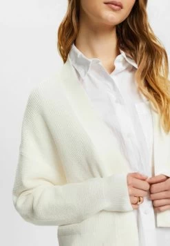 Edc By Esprit CROP SOFT SHORT OPEN - Strickjacke - Off White -Edc By Esprit c0628255f9de4e8f9721ecfda956eed8