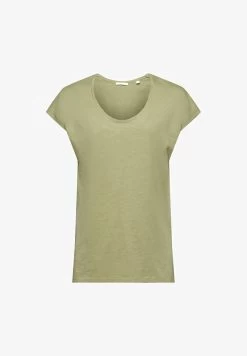 Edc By Esprit MIT U BOOTAUSSCHNITT - T-Shirt Basic - Light Khaki 13 Edc By Esprit MIT U BOOTAUSSCHNITT - T-Shirt Basic - Light Khaki -Edc By Esprit c06b04160e434844ab6d64373dc55d1e