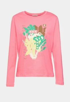Edc By Esprit LONGSLEEVE MIT RETRO-PRINT - Langarmshirt - Pink -Edc By Esprit c2359b1cd2b545109202db54d3a2b10b