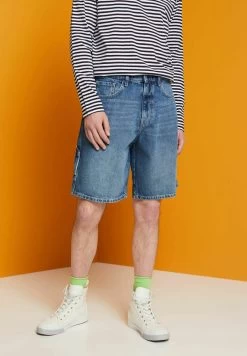 Edc By Esprit LOCKER - Jeans Shorts - Blue Medium Washed New -Edc By Esprit c4007cdbbfe74fce982b8e203a938d6b