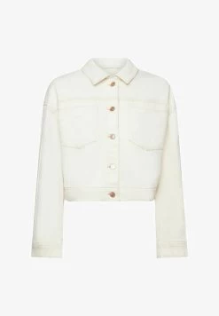 Edc By Esprit INDOOR - Jeansjacke - Light Beige -Edc By Esprit c48c23829e324307be6a94234a4dd19c