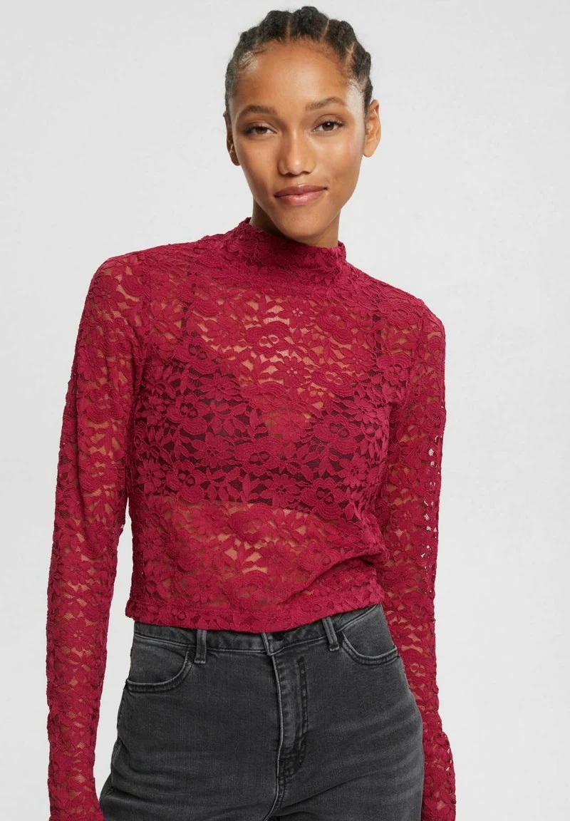 Edc By Esprit Bluse - Cherry Red 5 Edc By Esprit Bluse - Cherry Red – Bild 3