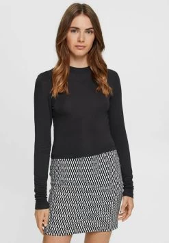 Edc By Esprit Langarmshirt - Black