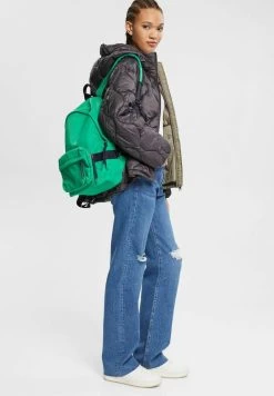 Edc By Esprit MIT DESTROYED EFFEKTEN - Jeans Straight Leg - Blue Dark Wash -Edc By Esprit c6d9042baae2406da415f33570381c73