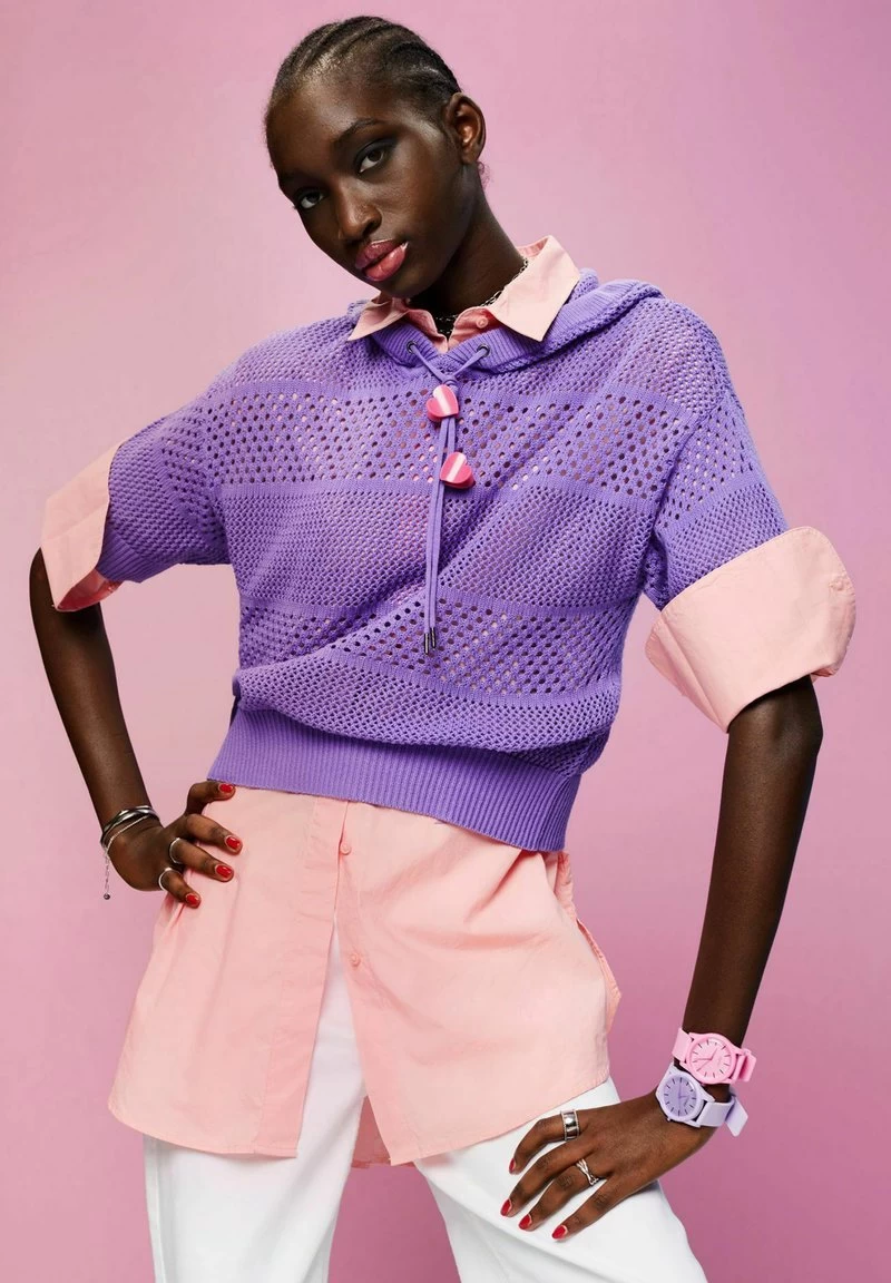 Edc By Esprit T-Shirt Print - Purple 4 Edc By Esprit T-Shirt Print - Purple – Bild 2