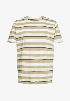 Edc By Esprit MIT STREIFENMUSTER - T-Shirt Print - Cream Beige -Edc By Esprit ccefc17414874255bf2375652acbe3e2