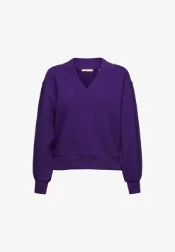 Edc By Esprit Sweatshirt - Dark Purple -Edc By Esprit cf13f717b5b0447f881741d72ad03a2f
