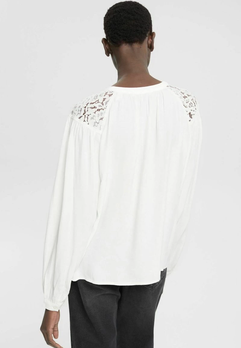 Edc By Esprit MIT SPITZENDETAIL - Bluse - Off White 5 Edc By Esprit MIT SPITZENDETAIL - Bluse - Off White – Bild 3