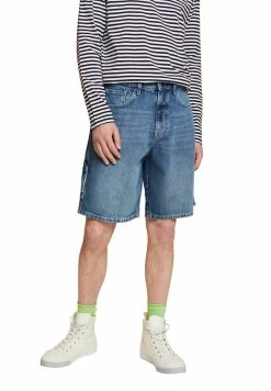 Edc By Esprit LOCKER - Jeans Shorts - Blue Medium Washed New