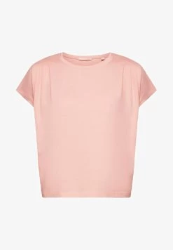 Edc By Esprit PLEAT - T-Shirt Basic - Pink -Edc By Esprit d63e850dbd9444f1b12a46cd4c259212