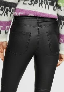 Edc By Esprit HIGH RISE - Stoffhose - Black -Edc By Esprit d97c4f08bb19413daf748c60f73fc814