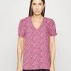 Edc By Esprit SHORT SLEEVE BLOUSE - T-Shirt Print - Pink Fuchsia -Edc By Esprit dafc7107b3c94d29abead907375d895e