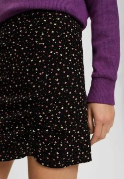 Edc By Esprit MIT MUSTER - Minirock - Black -Edc By Esprit df0afdf522884982b872d97e57033dae