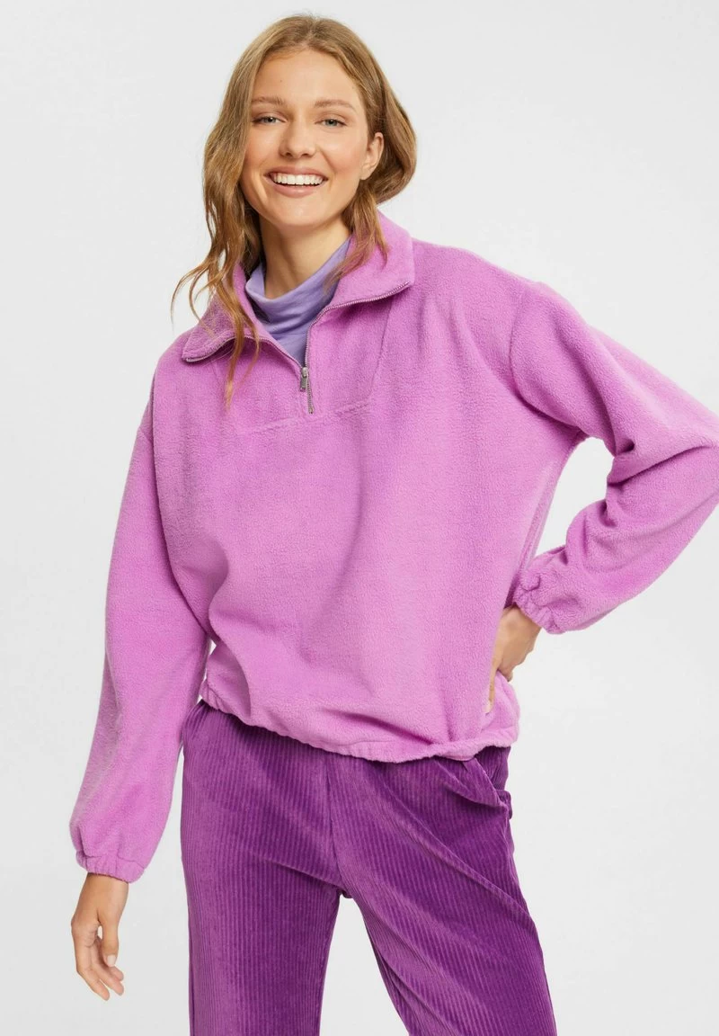 Edc By Esprit MIT ZIPKRAGEN - Fleecepullover - Lilac 7 Edc By Esprit MIT ZIPKRAGEN - Fleecepullover - Lilac – Bild 5