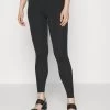 Edc By Esprit HIGH RISE - Leggings - Hosen - Black -Edc By Esprit e11111553a76493a97b8d0bb577babfc