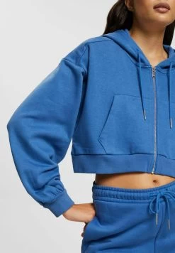 Edc By Esprit CROPPED - Sweatjacke - Blue -Edc By Esprit e2e3d9bc38414ced8443fb80446ba346