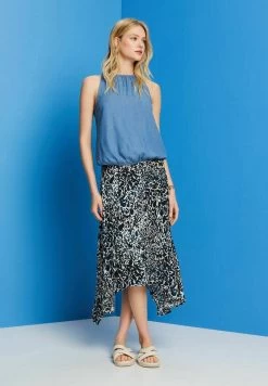 Edc By Esprit Bluse - Blue Medium Washed New -Edc By Esprit e4ecc1ae6e9f4338a213881f818650a4