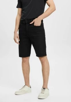Edc By Esprit Jeans Shorts - Black Dark Wash