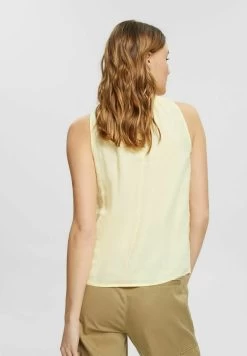 Edc By Esprit Bluse - Pastel Yellow -Edc By Esprit eacab903395a46d388696c356f160f86