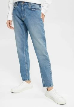 Edc By Esprit 35 Edc By Esprit STRETCH - Jeans Straight Leg - Blue Light Washed